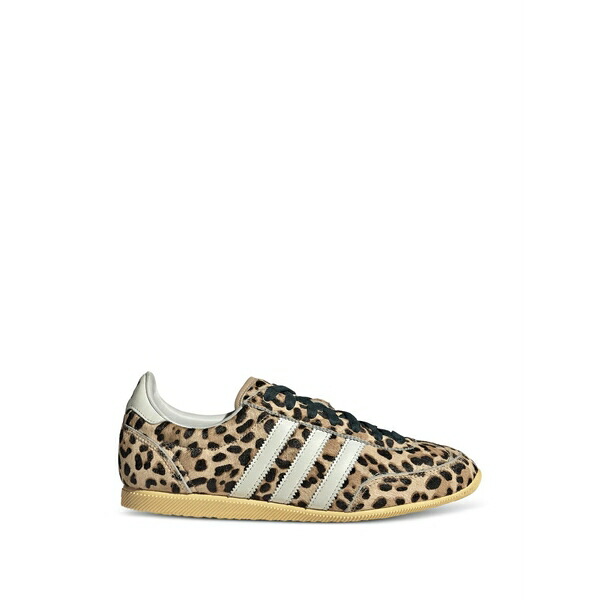アディダス レディース スニーカー シューズ Leopard stripes trainers Brown