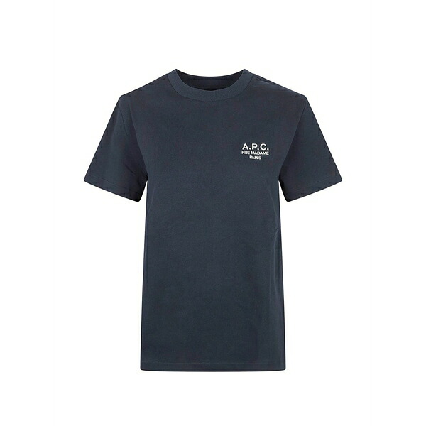 アーペーセー メンズ プルオーバー トップス Rue madame embroidered logo t-shirt Black