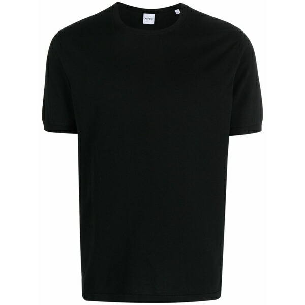 アスペジ メンズ プルオーバー トップス Slim fit t-shirt Black