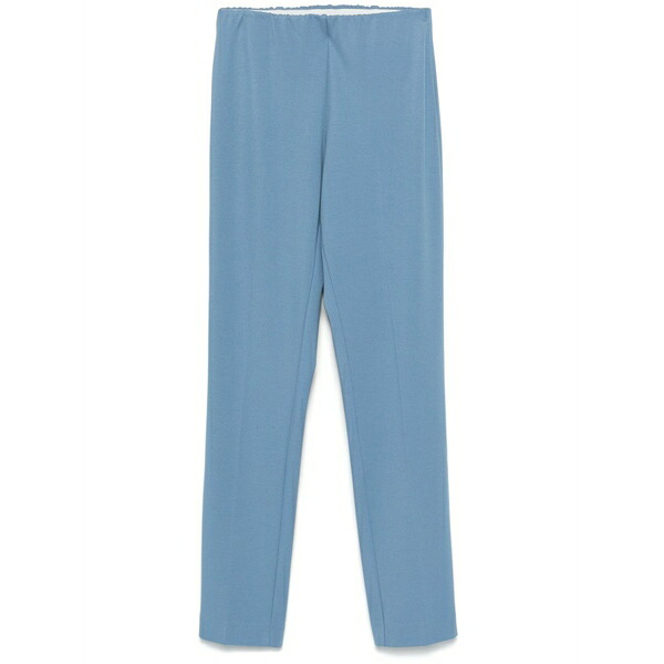 ル トリコット ペルージャ レディース カジュアルパンツ ボトムス Pressed crease trousers Blue|asty