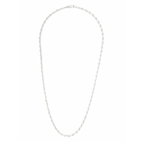 トム白木 メンズ 首飾り・チョー鉄道車両 佩び物 Cable chain necklace Silver