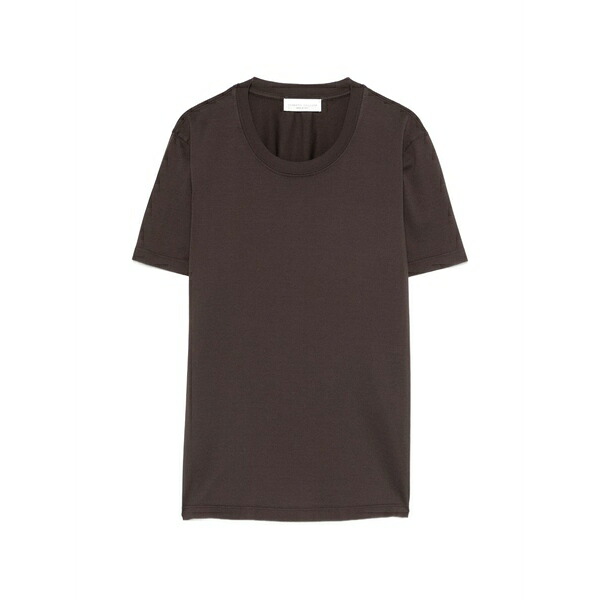 ロベルトコリーナ レディース Tシャツ トップス Crew-neck t-shirt Brown｜asty