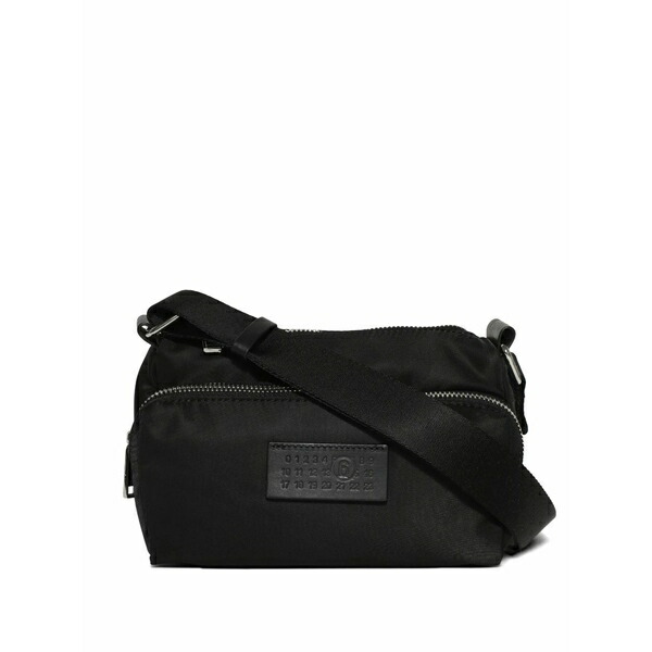 マルタンマルジェラ メンズ ショルダーバッグ 御徒面子 Zip shoulder bag Black