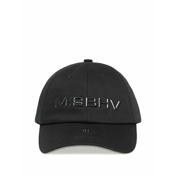 ミスビヘイブ メンズ 帽子 アクセサリー Logo-embroidered baseball cap Black