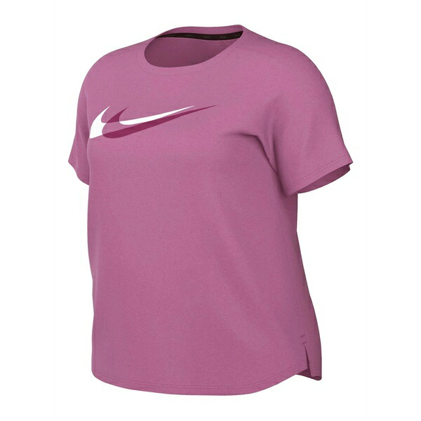 ナイキ レディース Tシャツ トップス Dri-fit swoosh running t-shirt Pink｜asty