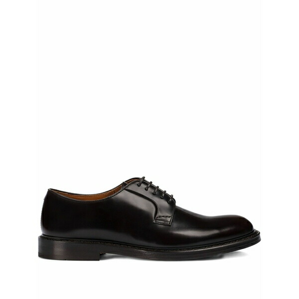 ドンカルズ メンズ 御召しものシューズ シューズ Leather lace-up derby shoes Brown