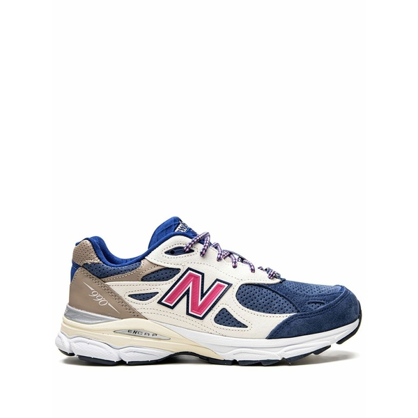 ニューバランス メンズ スニーカー シューズ X kith new balance 990 v3 "daytona" sneakers Blue｜asty