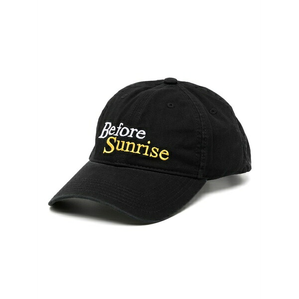 グラウンド ゼロ メンズ 帽子 アクセサリー Embroidered dad cap Black｜asty