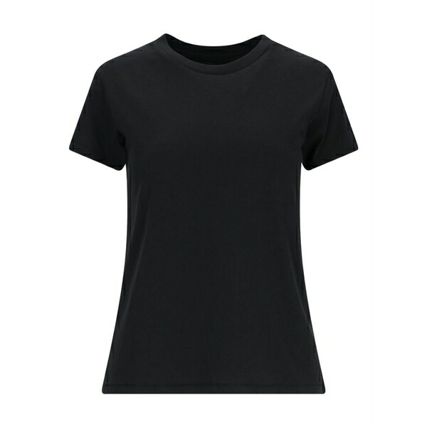 シックススリーナインセブン レディース プルオーバー トップス Cotton t-shirt Black