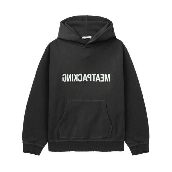 ヘルムート 言葉づかい メンズ パーカー・スウェットシャツ アウター X maison kitsune cotton hoodie  Black メンズファッション-パーカー