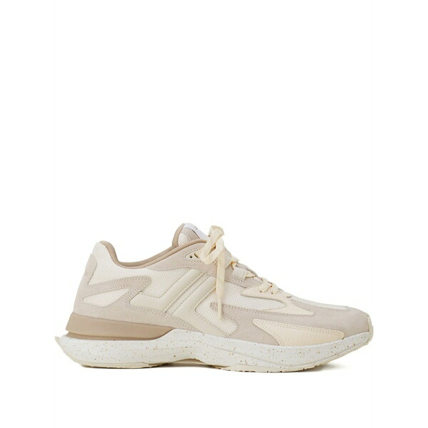 ランバン メンズ スニーカー シューズ Jla panelled lace-up sneakers Neutrals