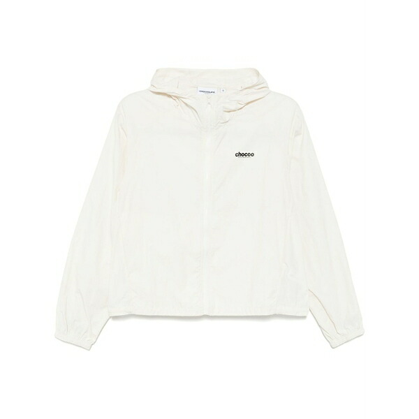 チョコレート レディース ジャケット＆ブルゾン アウター Logo-print jacket White｜asty