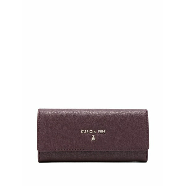 パトリツィア ペペ レディース 紙入れ 付属品 Logo-appliqu茫漏 wallet Red