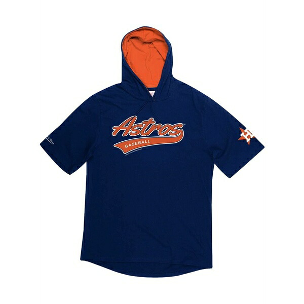 ミッチェル\u0026ネス メンズ パーカー・スウェットシャツ アウター \"houston astros\"" mlb short-sleeve hoodie Blue"