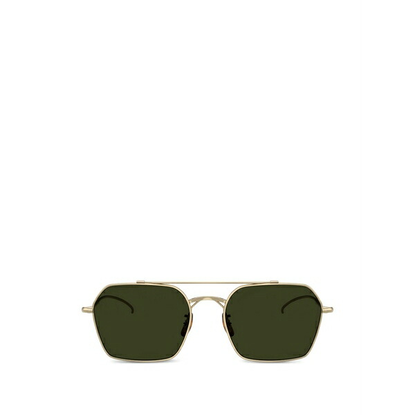 オリバーピープルズ メンズ サングラス・アイウェア アクセサリー Tk-15 geometric-frame double-bridge sunglasses Gold|asty