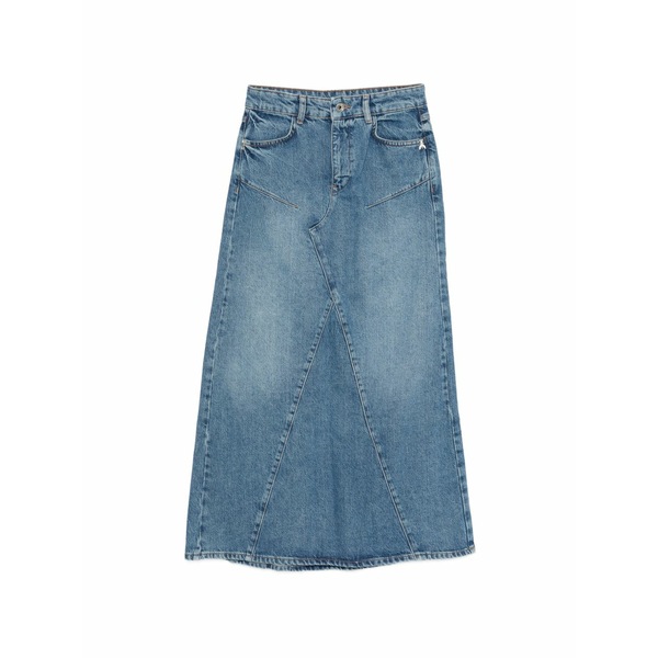 パトリツィア ペペ レディース スカート ボトムス Denim maxi skirt Blue｜asty