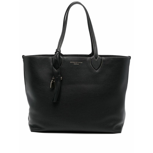 アスピナルオブロンドン レディース トートバッグ バッグ The hudson tote bag Black