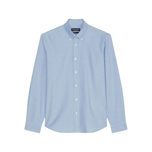 マルコポーロ メンズ シャツ トップス Button-down shirt Blue