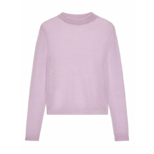 エムエスジイエム レディース Tシャツ トップス Round-neck top Purple|asty