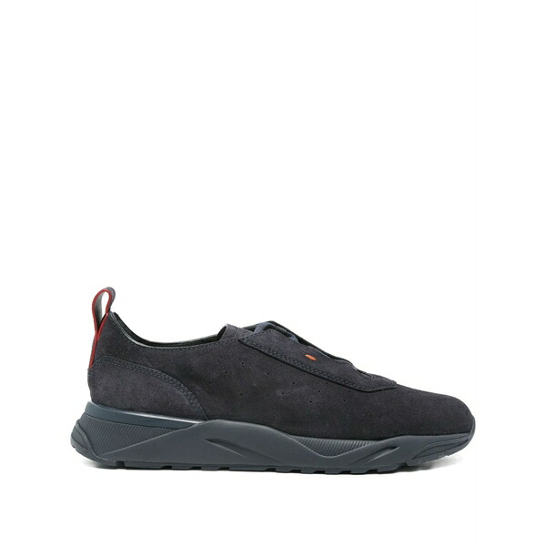 サントーニ メンズ スニーカー シューズ Suede sneakers Blue メンズ靴-靴