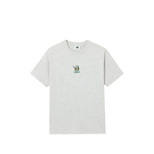 チョコレート レディース Tシャツ トップス Abacate print t-shirt Grey|asty