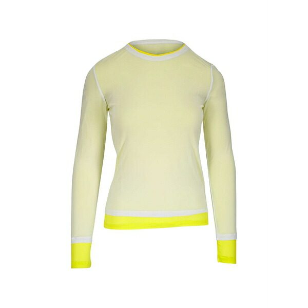 エージーデニム レディース プルオーバー トップス Eleni long-sleeve top Yellow