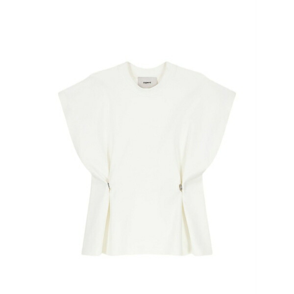 コペルニ レディース Tシャツ トップス Crew-neck t-shirt White|asty