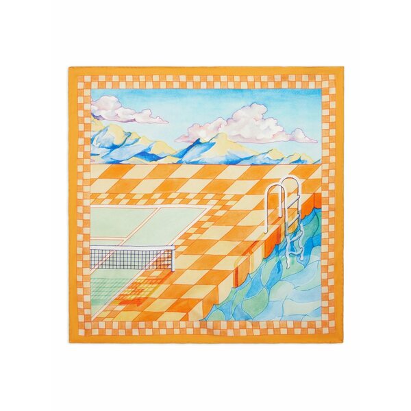 カサブランカ メンズ えり巻き・袈裟・えり巻き 付属物 Surreal pool scarf Multicolour