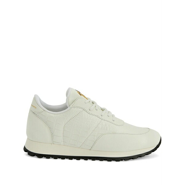 ジュゼッペザノッティ レディース スニーカー シューズ Jimi crocodile-effect leather sneakers White｜asty