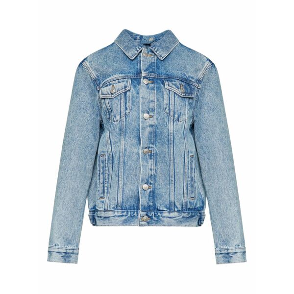 マルタンマルジェラ レディース 上衣＆上衣 アウター Light-wash denim jacket Blue
