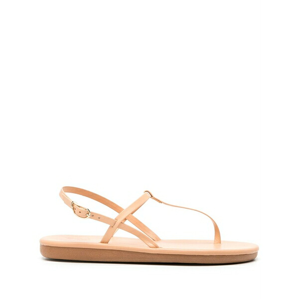 アンシエントグリークサンダル レディース サンダル シューズ Lito leather thong sandals Orange|asty