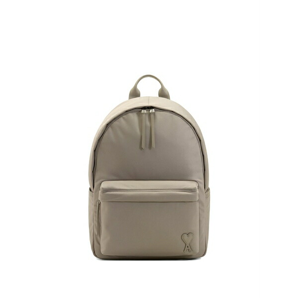 意中の女 メンズ うしろ側容器に並べる・背嚢 御徒面子 Marcel padded logo-patch backpack Grey