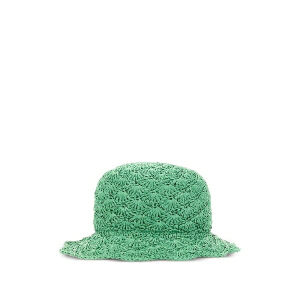 レッドヴァレンティノ レディース 帽子 アクセサリー Raffia bucket hat Green｜asty