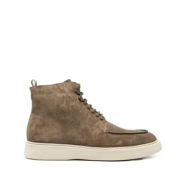 オフィチーネ 創作的 メンズ ブーツ シューズ Frame 002 suede ankle boots Brown