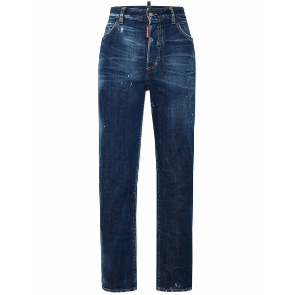 ディースクエアード レディース デニムパンツ ボトムス Straight-leg jeans Blue｜asty