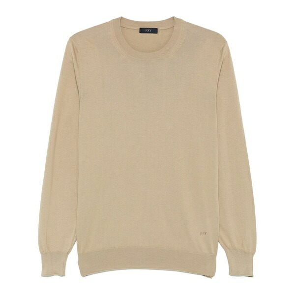 フェイ メンズ ニット&セーター アウター Cotton sweater Neutrals｜asty