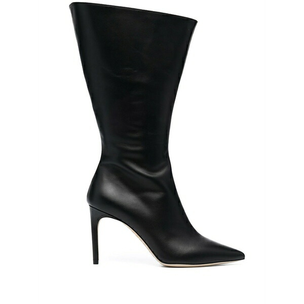 ジャンニコ レディース ブーツ シューズ Victoria leather boots Black｜asty