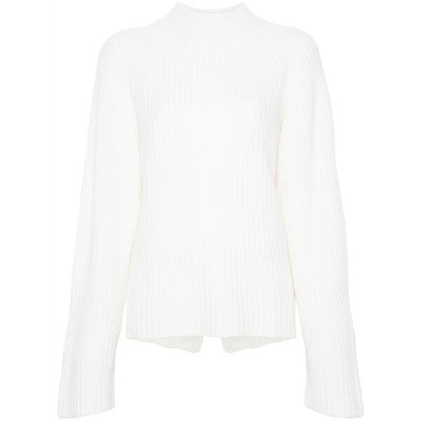 ル・カシャ レディース 編み物\u0026スウェーター アウター Cashmere sweater White