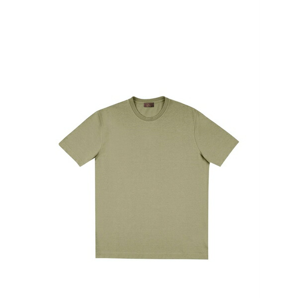 ザノーネ メンズ Tシャツ トップス Crew-neck short-sleeve t-shirt Green|asty