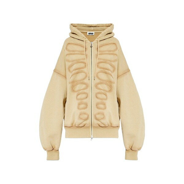アヴァヴァヴ レディース パーカー・スウェットシャツ アウター Hooded zip sweater Neutrals