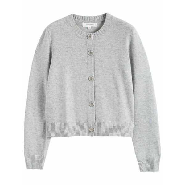 チンティアンドパーカー レディース ジレー アウター Crew-neck cardigan Grey