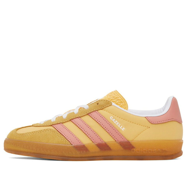 adidas アディダス レディース スニーカー Yellow/Pink 【(WMNS) adidas Gazelle Indoor Yellow Pink IE2959】  サイズ US_W_10