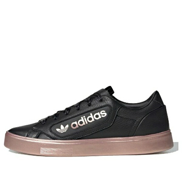 adidas アディダス レディース スニーカー Black/ 【(WMNS) adidas Sleek Black Copper Metallic EG7747】  サイズ US_5.5(22.5cm)