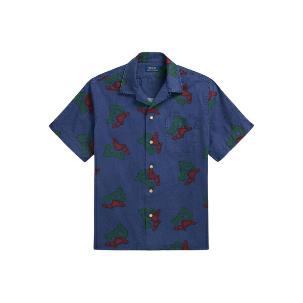 ラルフローレン メンズ シャツ トップス P-wing short-sleeve shirt Blue｜asty 50,880円