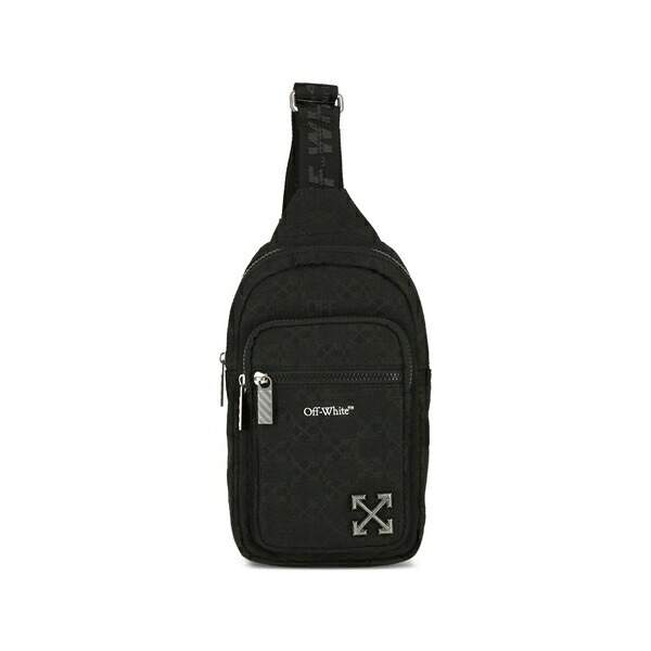象牙色 メンズ ショルダーバッグ 御徒面子 Monogram messenger bag Black