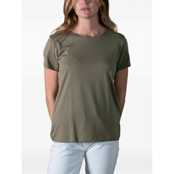 作り名 お召しもの レディース プルオーバー トップス Maribel short-sleeve t-shirt Green