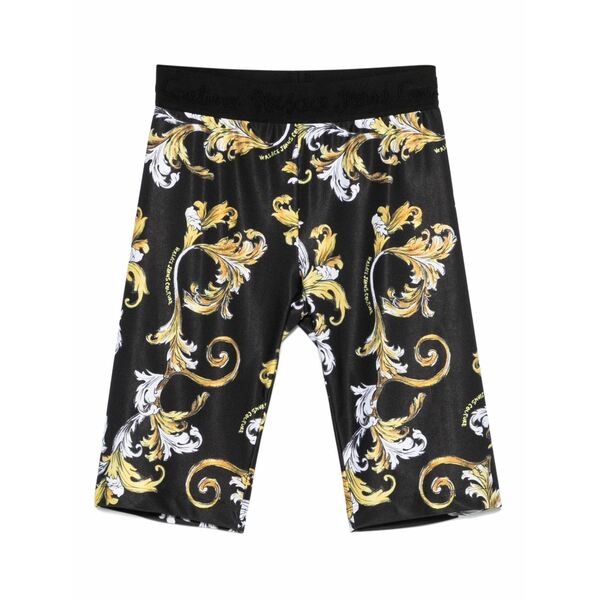呼びりん探し回る レディース 心地好いズボン下 ボトムス Barocco shorts Black
