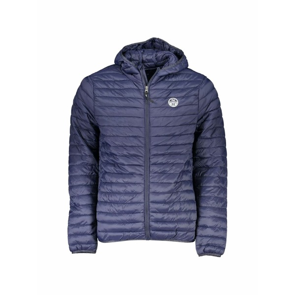 北の方大売り出し メンズ 上衣＆上衣 アウター Hooded quilted jacket Blue