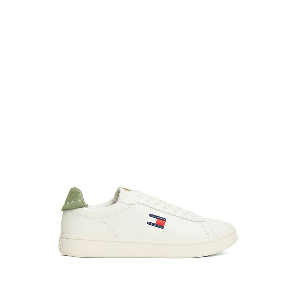 トミー ヒルフィガー メンズ スニーカー シューズ Archive court logo-patch sneakers Neutrals