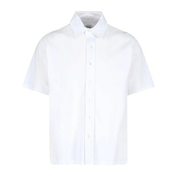 アスペジ メンズ ティーシャツ トップス Cotton shirt White